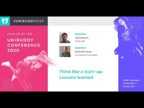 #Unibuddy2020 Workshop Track | Think like a start up