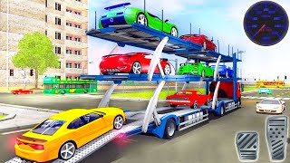 Modern Car Transporter Truck Simulator - Cargo Vehicles Transport Parking - Android Gameplay screenshot 2