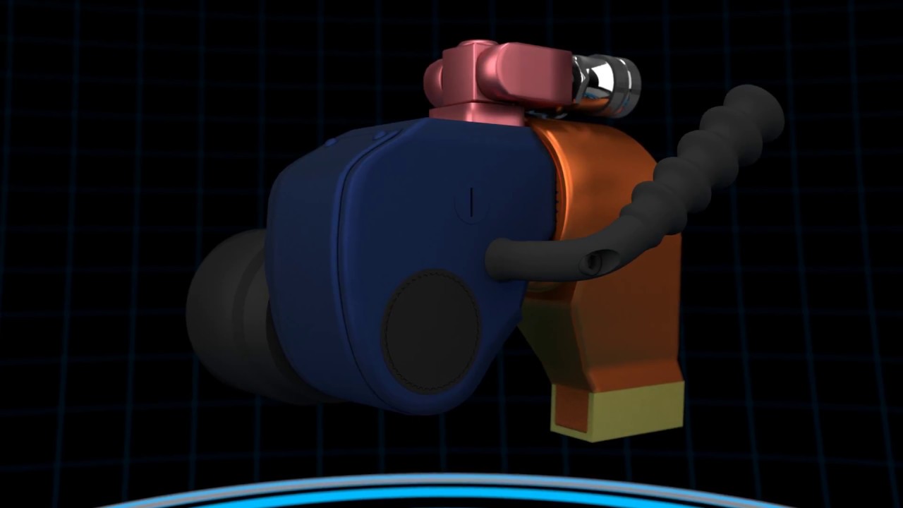 Hydraulic Torque Wrench with Handle being attached