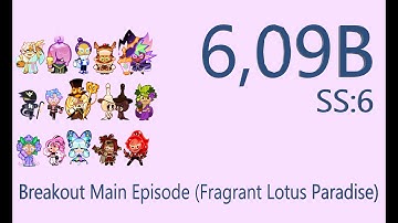 CROB Breakout Main Episode (Fragrant Lotus Paradise) 6,09B | Jinx | Cookie Run OvenBreak