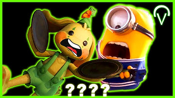 7 Stuart 🔊 "Kevin Kevin Kevin" 🔊 PART 4  Sound Variations in 61 Seconds. Cuphead, Bunzo Bunny