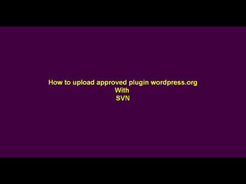 How deploy/upload a plugin to WordPress.org SVN repository after approved