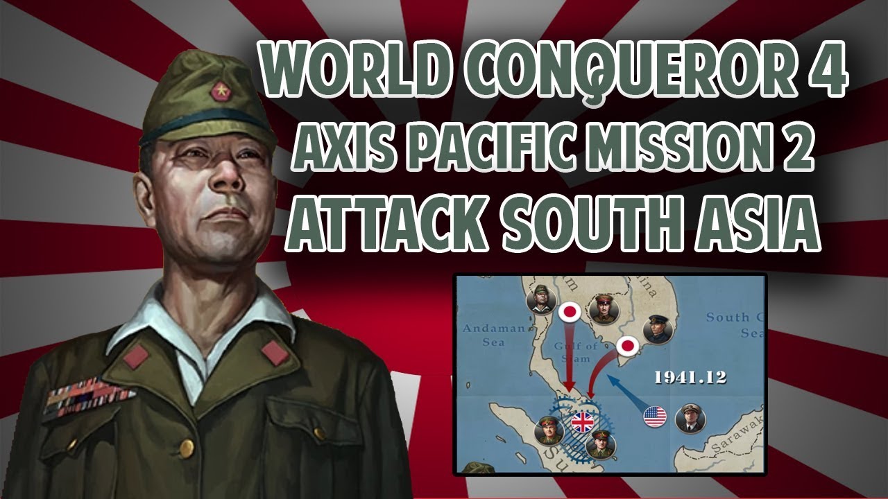 [PACIFIC] Let’s Play Attack South Asia AXIS MISSION 2 World Conqueror 4 Gameplay games people play