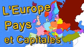 Les pays de l'europe et leurs capitales, géographie