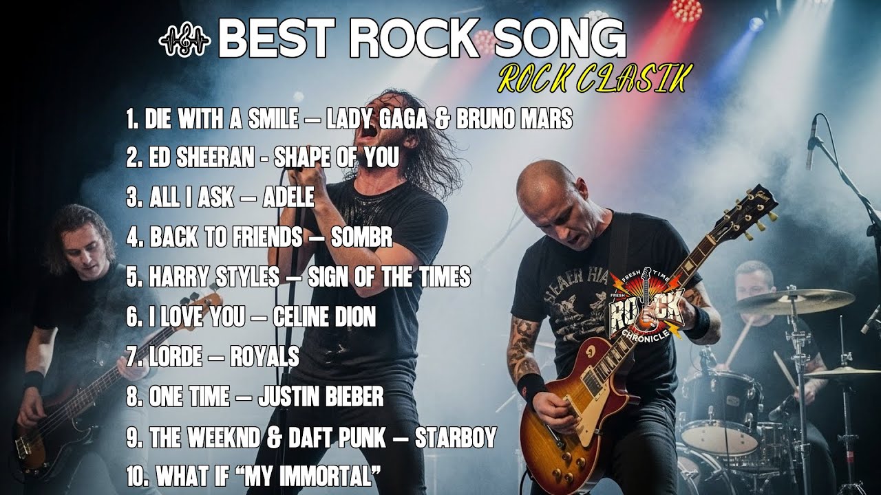 Timeless Rock Music From Legends 🤘⚡ || DIE WITH A SMILE - ED SHEERAN