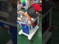 roll metal fiber laser marking machine with high speed