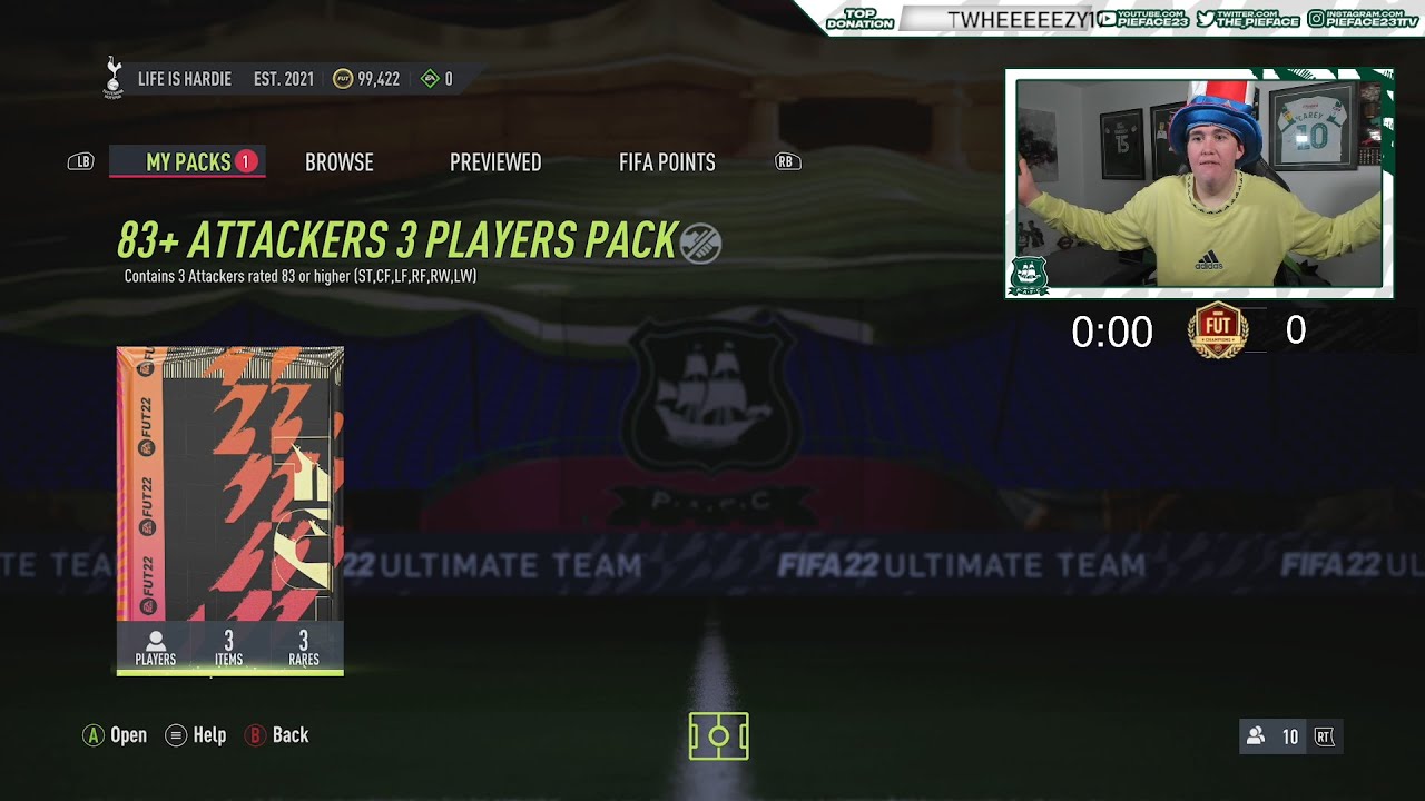 Pie opens his FREE 83+ Attackers Pack