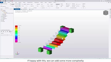 Tekla Structural Designer 2020 - Modelling and analysing stairs