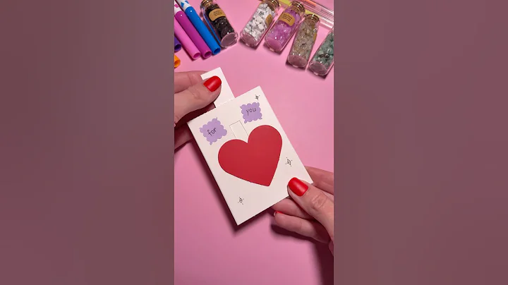 DIY Paper Gift Card | I love you ❤️ #diy thumbnail
