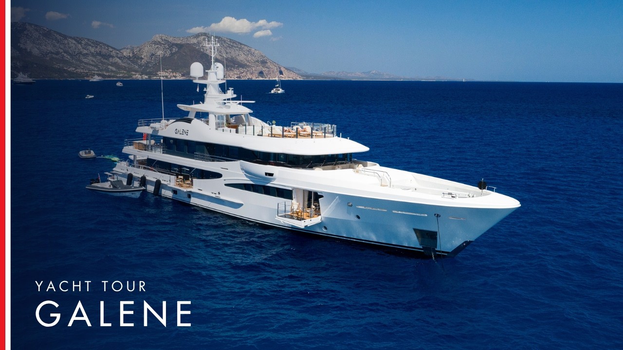 ⁣GALENE | 55m / 180' | Amels - Yacht for Charter