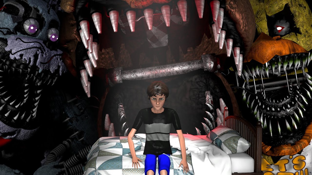 FNAF/SFM Monsters Under My Bed YouTube