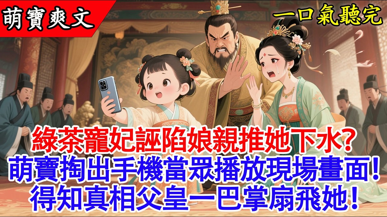 【完結小說】👶 三歲奶團帶刑警記憶穿成冷宮公主！手握“留影石”手機，錄下綠茶陷害全過程！父皇看傻了！📱#有聲書 #爽文 #穿越 #萌娃 #萌寶 #小說 #原創