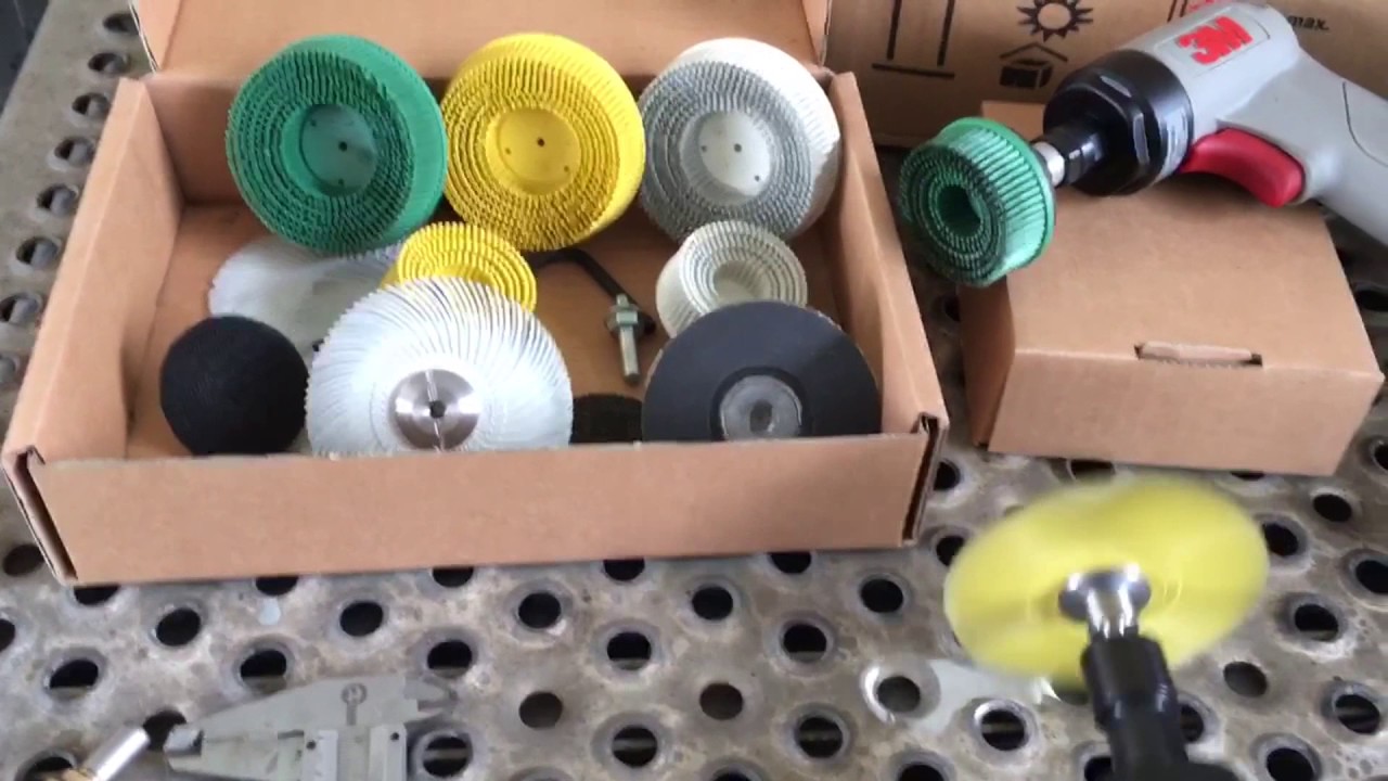 3M Roloc, 3M Bristle - Радиальные и торцевые щетки для шлифовки головки двигателя от нагара