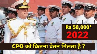 Indian Navy Chief Artificer -Chief petty officer salary 2022 | Salary slip CPO X-Y group | JobIndex