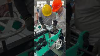 C60-250 C Purlin Roll Forming Machine Test Run | Front Punch &amp; Cut, Auto Size Change