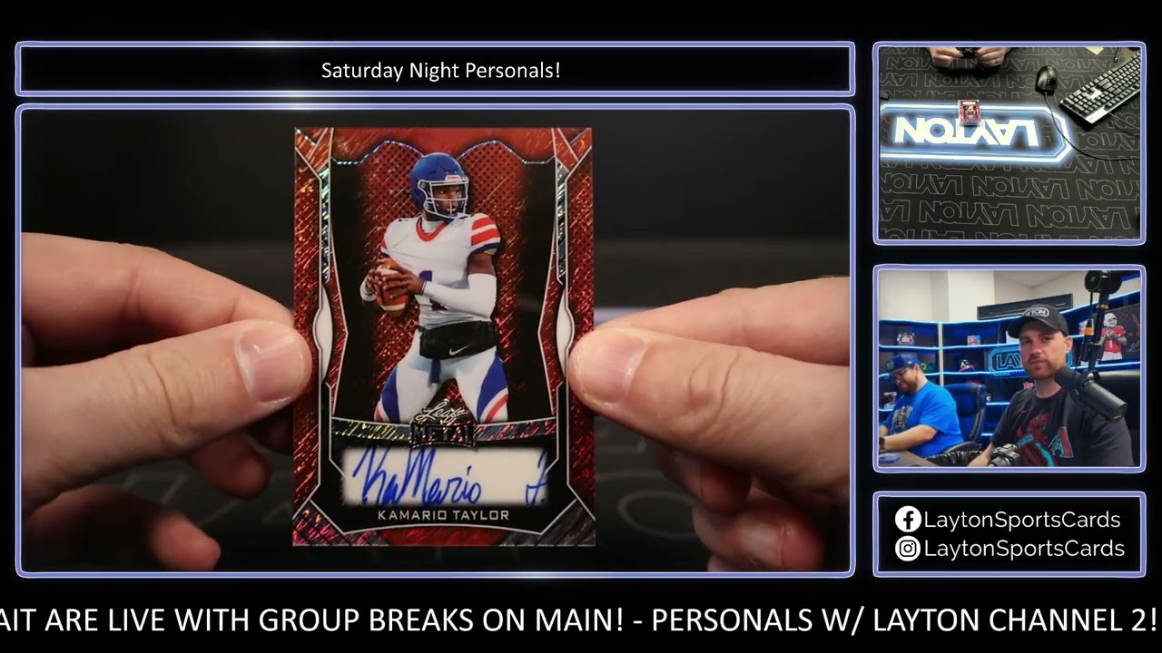 Thumbnail for 2026 Leaf Trinity Football Jumbo Box Break for Brad S