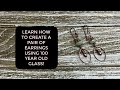 DIY - Jewelry Basics - Learn how to make these cute earrings using 100 year old glass!