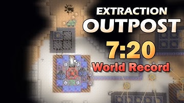 world record mindustry level complete Extraction Outpost, multi, default layout 7min20sec