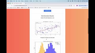 CS 506 Assignment 7 - Hypothesis Testing and Confidence Intervals in Linear Regression Demo Video