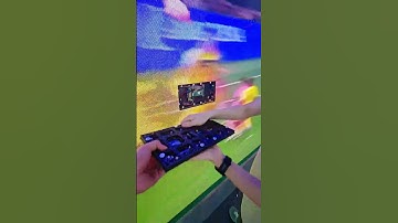 Indoor LED screen is being installed. #eagerled #leddisplay #ledvideowall #ledscreen #shorts