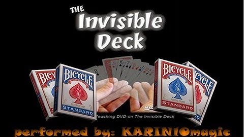 shake and bake(invisible deck variation)