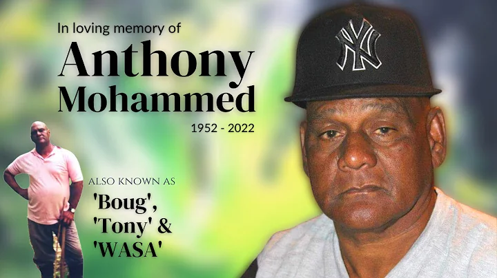 In loving memory of Anthony Mohammed aka 'Boug', '...