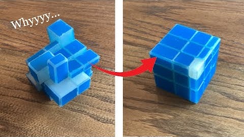 Attempting to solve a mirror cube BLINDFOLDED (NO eyes allowed! 👀)