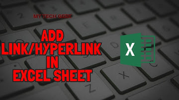 How to add link / hyperlink to excel workbook