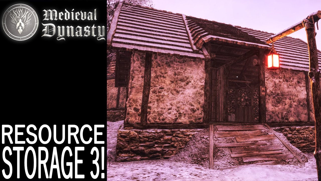Resource Storage 3! Medieval Dynasty Gameplay EP 142 YouTube