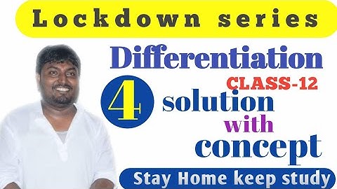 Differentiation problem   lockdown series, class-12th, ex-11.4( students friend)