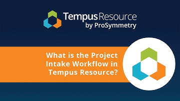What is the Project Intake Workflow in Tempus Resource?
