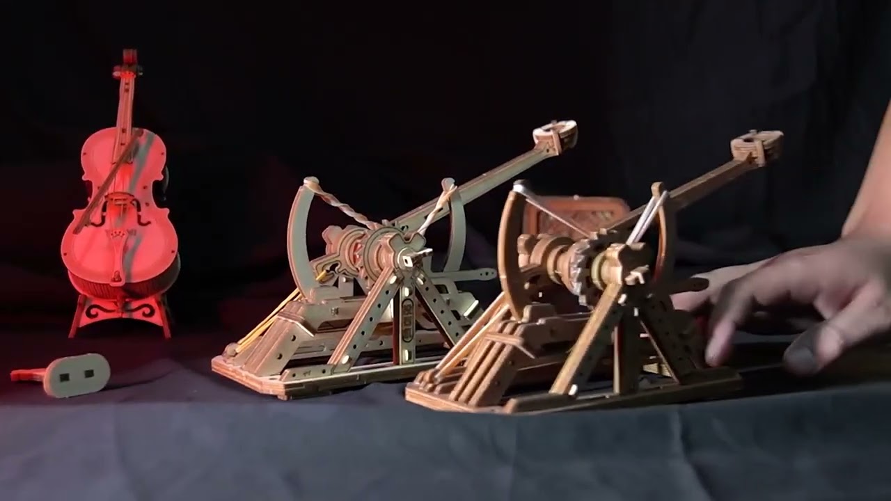 Rokrgeek Stone Thrower 3D Wooden Puzzle
