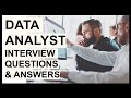 5 DATA ANALYST Interview Questions and TOP SCORING Answers!