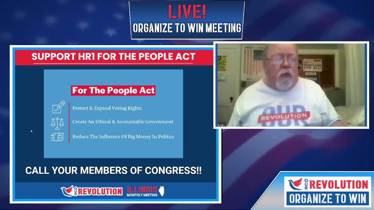 Live! Our Revolution Illinois Organize To Win Meeting!