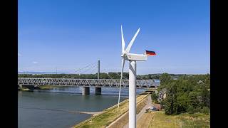 WM-Seewind 20/110 Karlsruhe - Maxau bei Stürmischen Wind