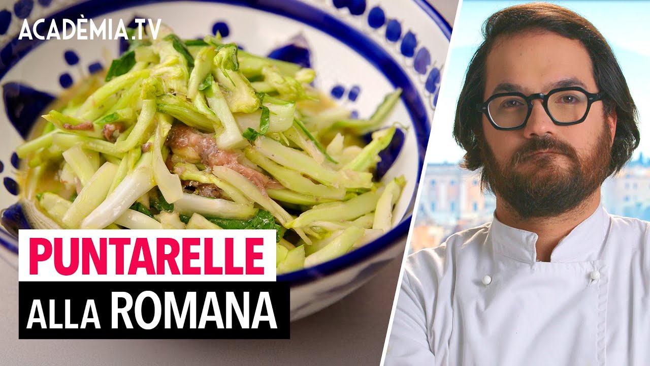 La ricetta delle puntarelle alla romana del Maestro Luciano Monosilio