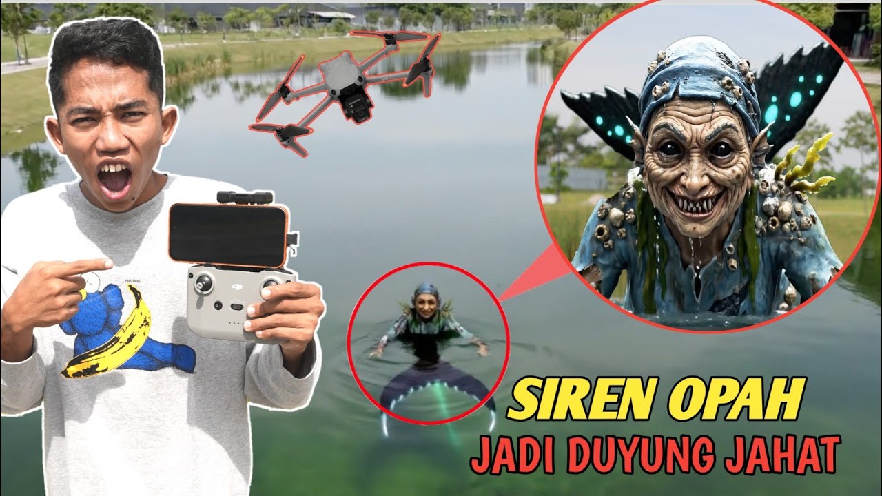 OPAH UPIN IPIN BERUBAH JADI SIREN TERTANGKAP DRONE, OPAH BERUBAH JADI DUYUNG JAH4T?😱 | Mikael TubeHD