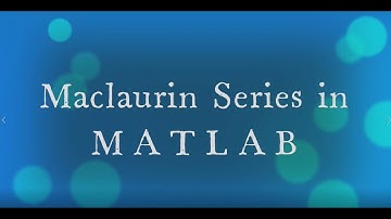 Maclaurin Series