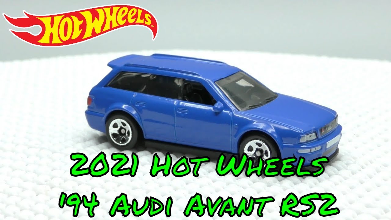 w/ Real Riders SUPER CUSTOM blue 2021 Hot Wheels '94 Audi Avant RS2 wagon 