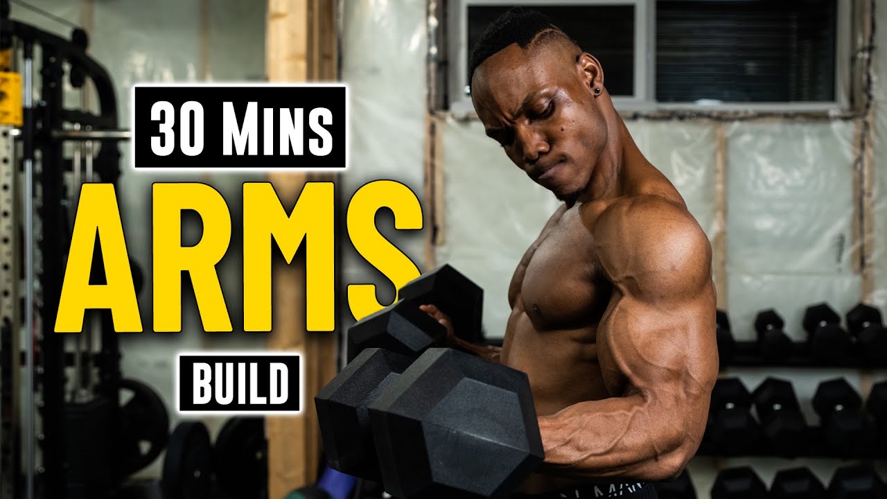 30 Minute Dumbbell Arms Workout [Biceps & Triceps]