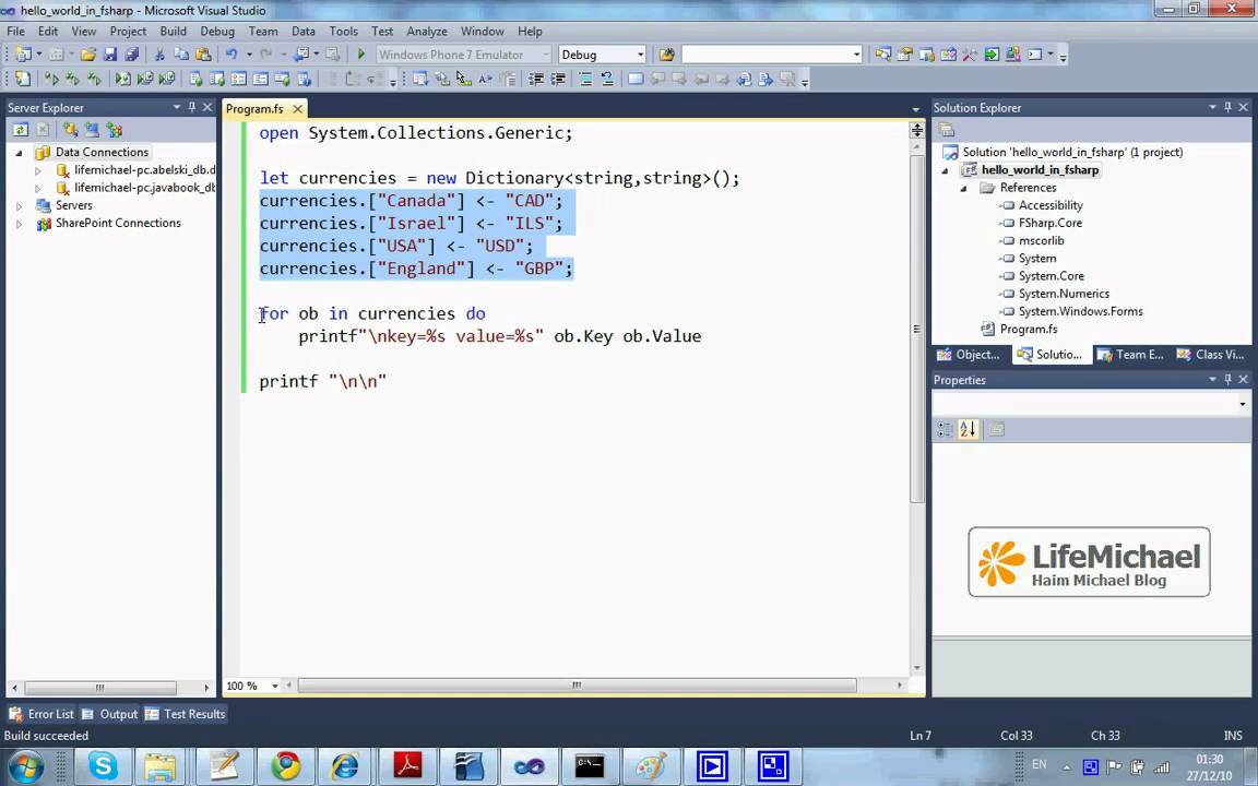 Iterating Dictionary Elements In F YouTube Iterating dictionary elements in f youtube