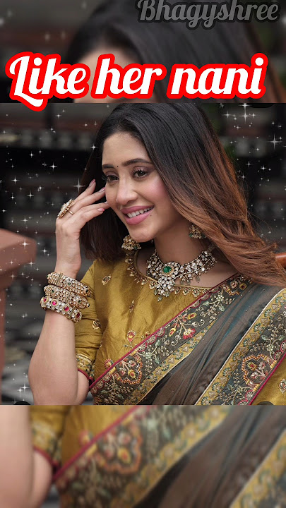 Abhira beautiful like her nani💗❤️#shorts #yrkkh#trending #viralvideo #shivangijoshi