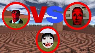 “BIG MAZE NEXTBOT BATTLE 😱 | Creepy Faces VS Survival Challenge!”