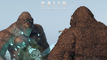 Kong 2021 Vs Kong 2017 Epic War! | Kaiju Universe Roblox