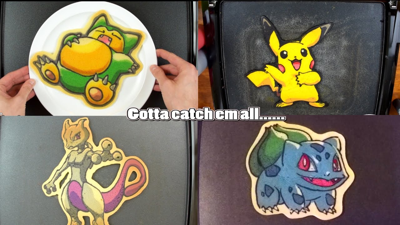 Pokemon Pancake Art Compilation YouTube