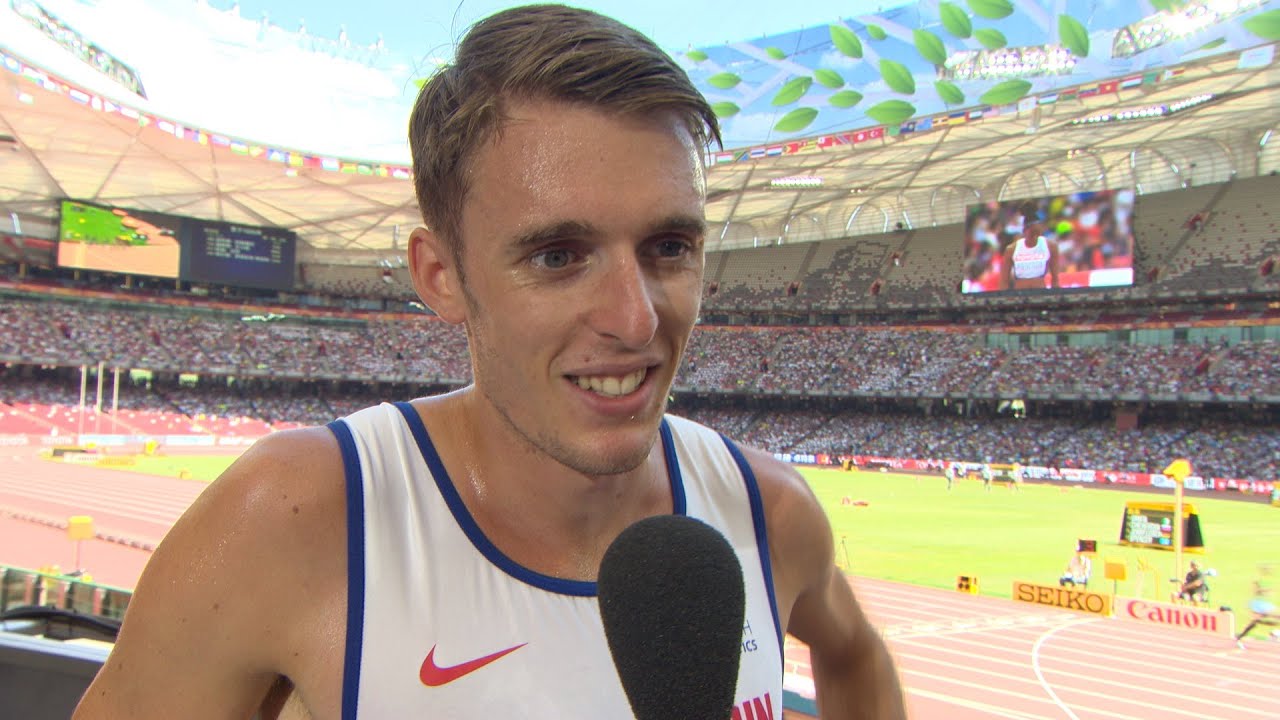 WCH 2015 Beijing - Charlie Grice GBR 1500m Heat 1 - YouTube