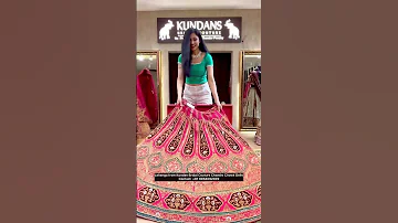 Unboxing Premium Bridal Lehenga😍Shopping in Chandni Chowk#shorts #ashortaday #lehenga #lehengacholi