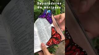 Separadores para la Biblia en forma de mariposa 🦋