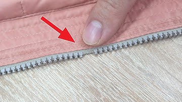 The tailor shared a SECRET! How to easily fix a broken zipper