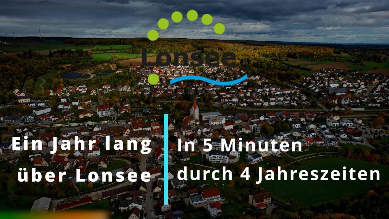 Zeitrafferflug um Lonsee - 1 Jahr in 5 Minuten